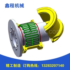 JSP型带制动盘型蛇形弹簧联轴器